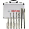Juego Kit Brocas Y Cinceles Mixto Sds Plus+maletin Bosch 78765