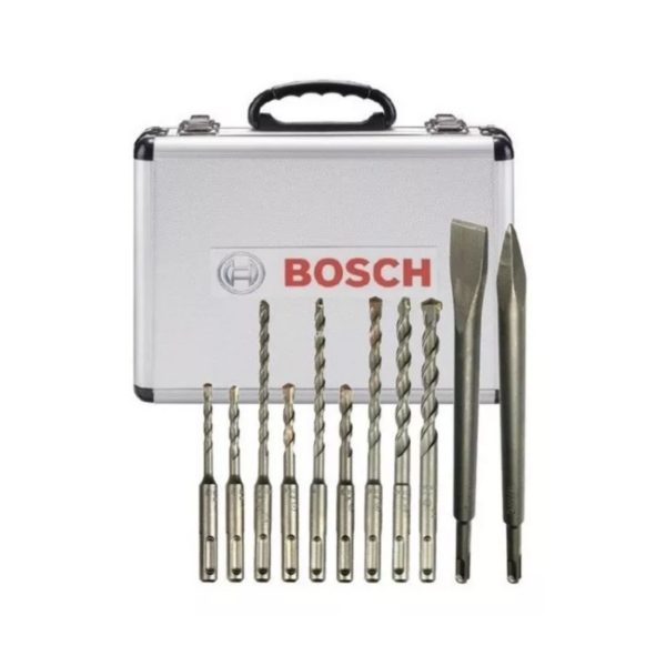 Juego Kit Brocas Y Cinceles Mixto Sds Plus+maletin Bosch 78765