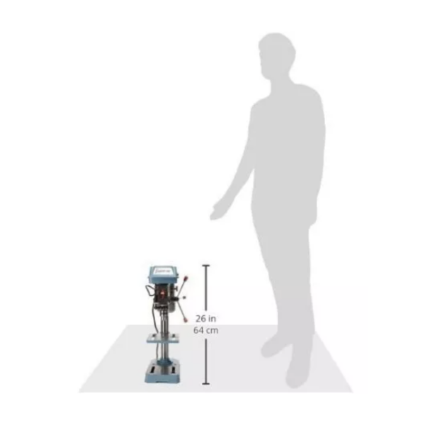 Taladro Fijo Columna Banco 5 Vel 1/2 Hp 1/2 PuLG Silverline DCDP5M
