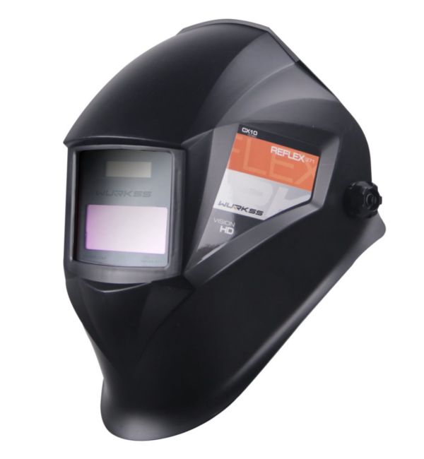 Careta Electrónica Para Soldar Visión Color Regulable WURKSS WSR383BLK
