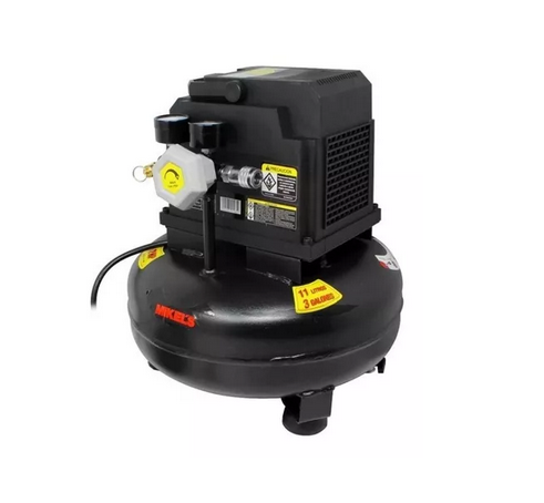 Compresor De Aire Mini Eléctrico Portátil Mikel's Ca-1/2hp 11l 0.5hp 120v Negro
