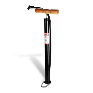 Bomba De Aire Inflar Llantas De Lujo Mango De Madera Mikels