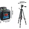 Nivel Láser Línea Verde Bosch Gll 2-20 G + Bt 150 Trípode