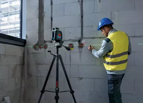 Nivel Láser Línea Verde Bosch Gll 2-20 G + Bt 150 Trípode