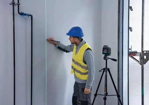 Nivel Láser Línea Verde Bosch Gll 2-20 G + Bt 150 Trípode