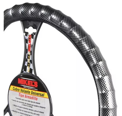 Funda Para Volante Diseño Texturizado Negro Mikel´s