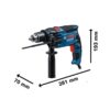 Taladro Rotomartillo Percusion 850 W 3000rpm Gsb 16 Re Bosch