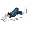Sierra Sable Inalámbrica GSA 12v-14 Professional 2 Baterías