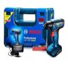 Taladro atornillador inalámbrico de 6mm Bosch GSR 1000 12V + accesorio con maletín de transporte