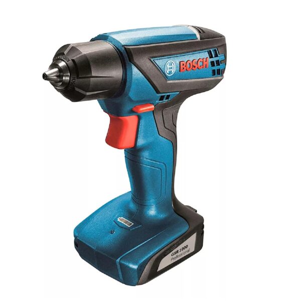 Taladro atornillador inalámbrico de 6mm Bosch GSR 1000 12V + accesorio con maletín de transporte