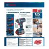Taladro Atornillador Bosch Brushless Percutor Gsr 18v-60 Fc