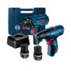 Kit Atornillador Gsr120 Y Llave De Impacto Gdr120 12v Bosch