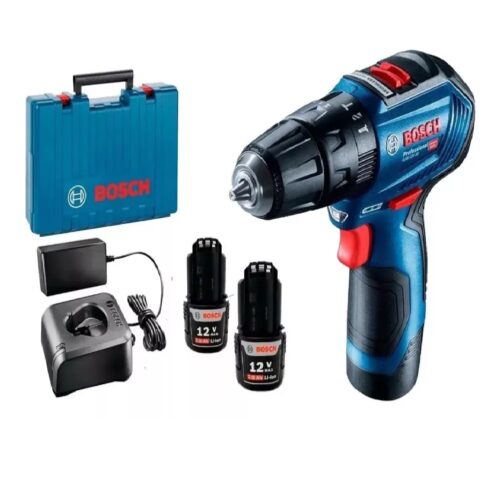 Rotomartillo 3/8 Bosch Gsb 12v-30, 12v 2 Baterías Y Maletín