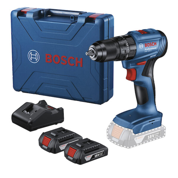 Rotomartillo 1/2 Bosch Brushless Gsb 185-li 18v 2 Baterías Y Maletín