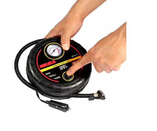 Compresor De Aire Circular Mikels 250 Psi Ultra Ligero Color Negro