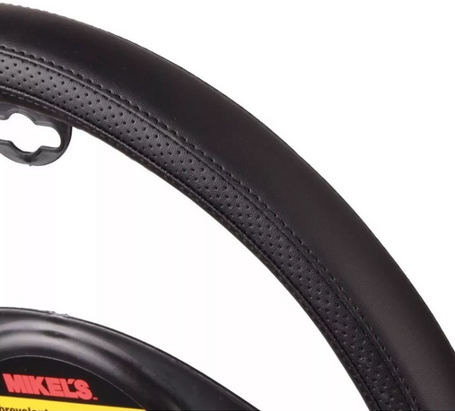 Cubrevolante Universal Piel Color Negro Funda Cubre Volante