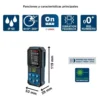 Telémetro Láser Verde Bosch Glm 50-27 Cg Bluetooth 0.05-50m