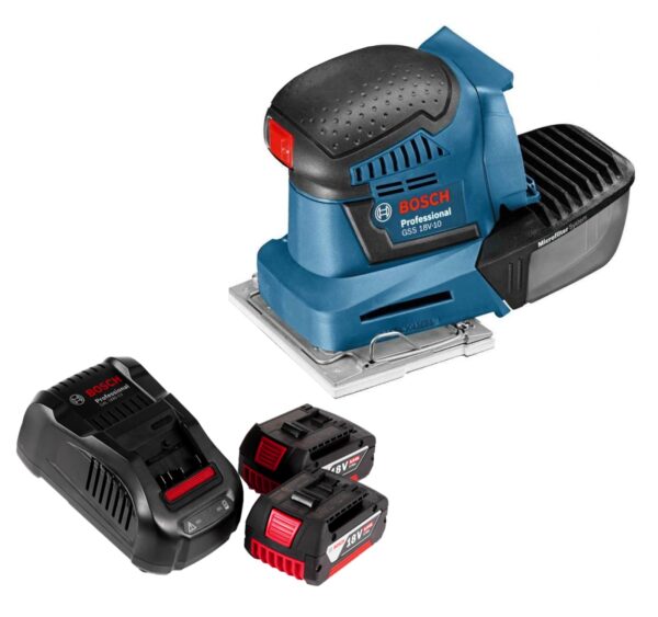 Lijadora Orbital Inalámbrica Gss 18v-10 113x101mm Bosch