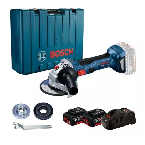 Amoladora Bosch Angular Gws 180-li Professional 18 V Color Azul