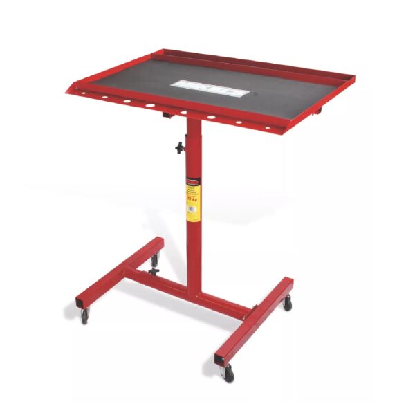 Mesa De Trabajo Con Ruedas Y Charola Mikels Altura Ajustable