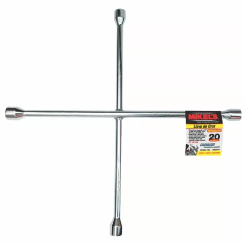 Llave De Cruz Cromada 20 13/16 - 3/4 - 17mm - 7/8 Mikels