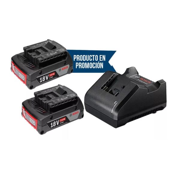 Llave De Impacto Inalámbrica Bosch Gdx 180-li + 2 Baterías