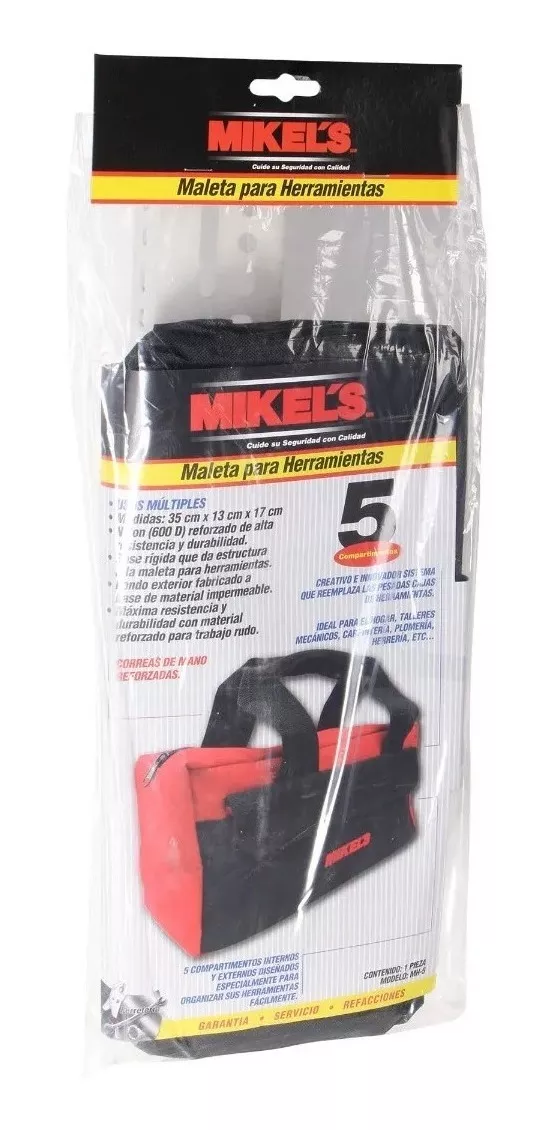Maleta Para Herramientas 5 Compartimientos Mikels