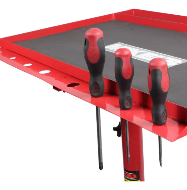 Mesa De Trabajo Con Ruedas Y Charola Mikels Altura Ajustable