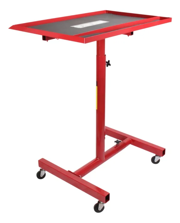 Mesa De Trabajo Con Ruedas Y Charola Mikels Altura Ajustable