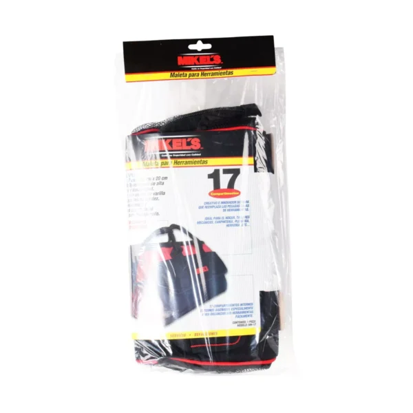 Maleta Herramientas Triangular 17 Compartimentos Mikels