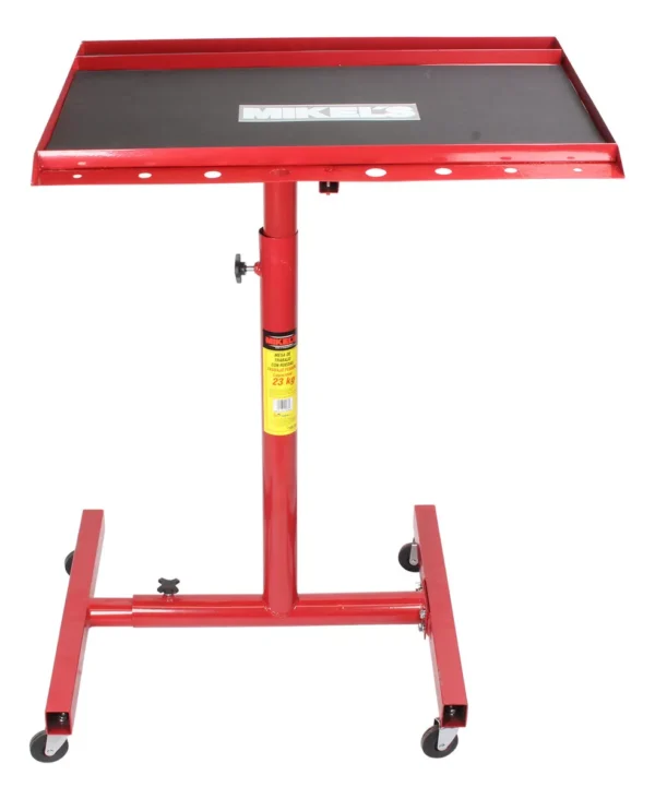 Mesa De Trabajo Con Ruedas Y Charola Mikels Altura Ajustable