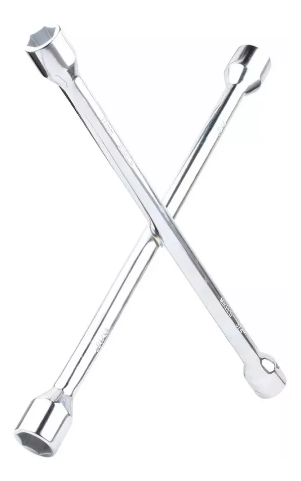 Llave De Cruz Cromada 20 13/16 - 3/4 - 17mm - 7/8 Mikels