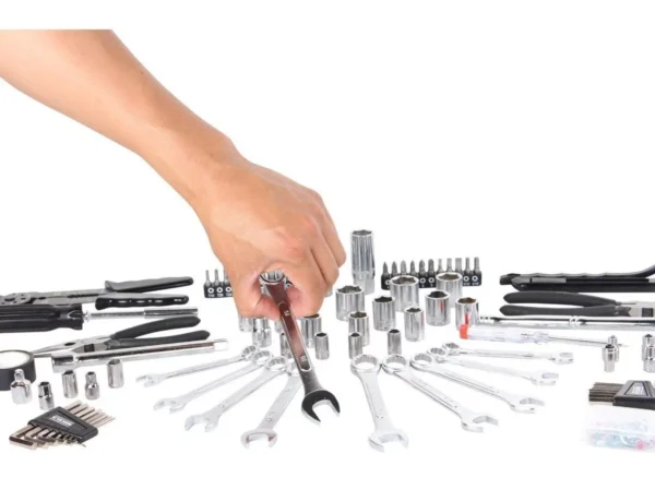 Autocle Juego Dado Accesorios Caja Estuche 140 Piezas Mikels