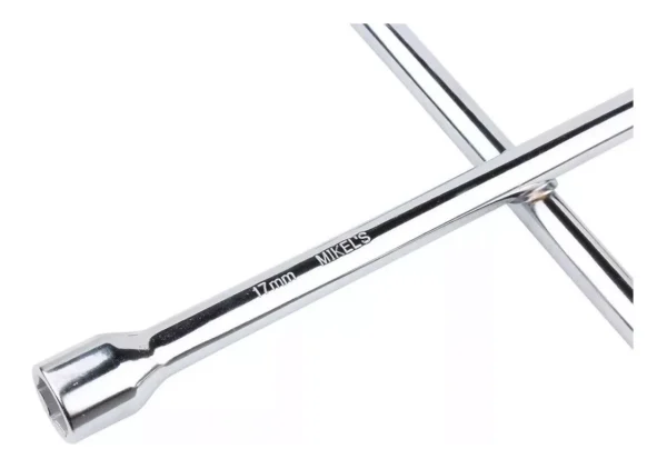 Llave De Cruz Cromada 20 13/16 - 3/4 - 17mm - 7/8 Mikels