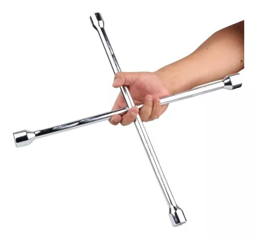 Llave De Cruz Cromada 20 13/16 - 3/4 - 17mm - 7/8 Mikels