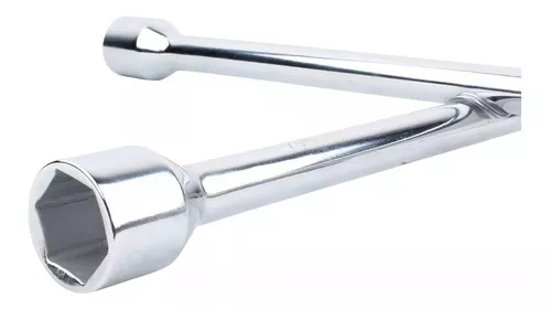 Llave De Cruz Cromada 20 13/16 - 3/4 - 17mm - 7/8 Mikels