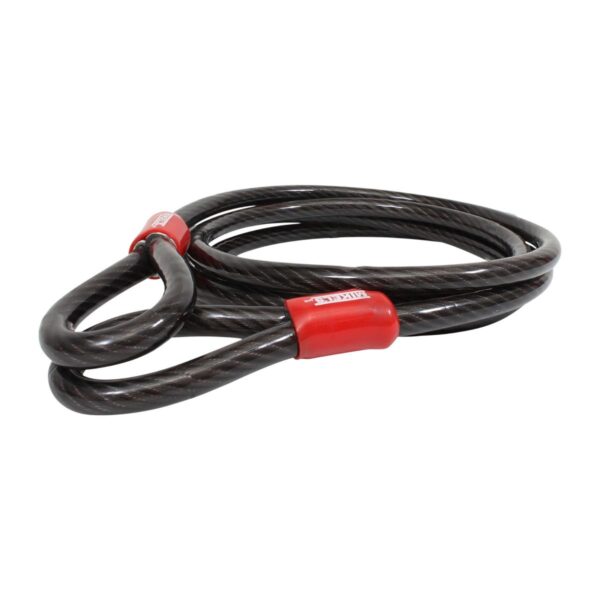 Cable Candado Flexible De Seguridad, Doble Lazo (3 mts)