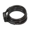 Cable Candado De Espiral Retráctil C/Combinación de 4 Dígitos Marca Mikels