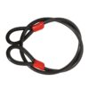 Cable Candado Flexible De Seguridad, Doble Lazo (3 mts)