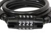 Cable Candado De Espiral Retráctil C/Combinación de 4 Dígitos Marca Mikels