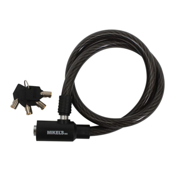 Cable Candado Flexible 4 Llaves De Seguridad (90 cm) Marca MIKELS