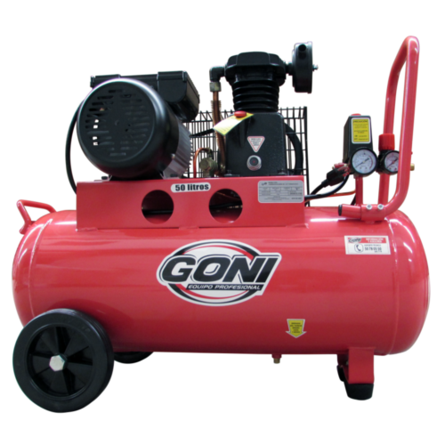 Compresor de banda de 1 HP y tanque de 50 litros Modelo 9305