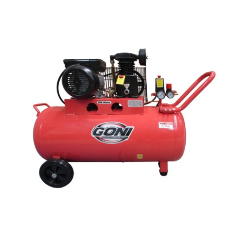 Compresor de banda de 1HP y tanque de 100 litros Modelo 9306