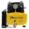 Compresor Pancake Libre De Aceite 1.7hp 6 Gal Kit RedyKits
