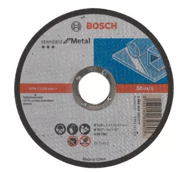 Esmeril angular Bosch GWS 700 127V 710W con 5 discos