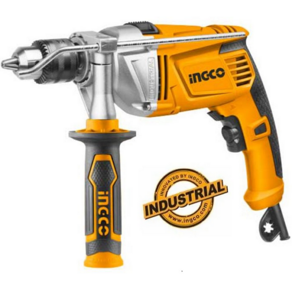 Taladro Rotomartillo Percutor 1100 W Ingco 1/2 Pulgadas Color Amarillo
