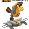 Sierra Ingletadora Ingco 1400w 127v 8 Pulgadas 5000 Rpm