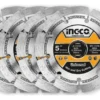 Ranuradora De Concreto Sierra Corte Pared 1500w Ingco Color Amarillo Frecuencia 60 Hz