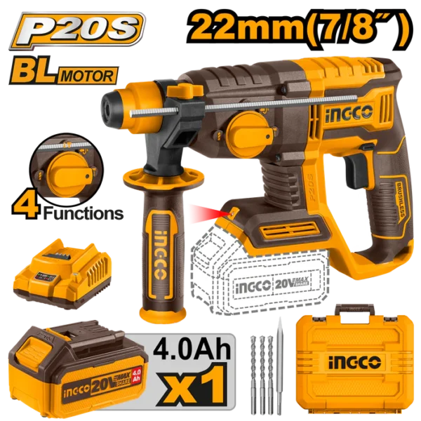 MARTILLO PERFORADOR DE BATERIA 20 V