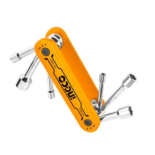 Juego De Llaves 6pz Tipo Navaja 5mm A 12mm Crv Hfnd0601